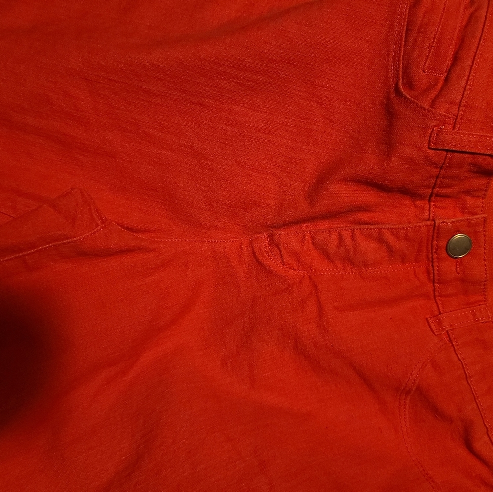 Red jeans